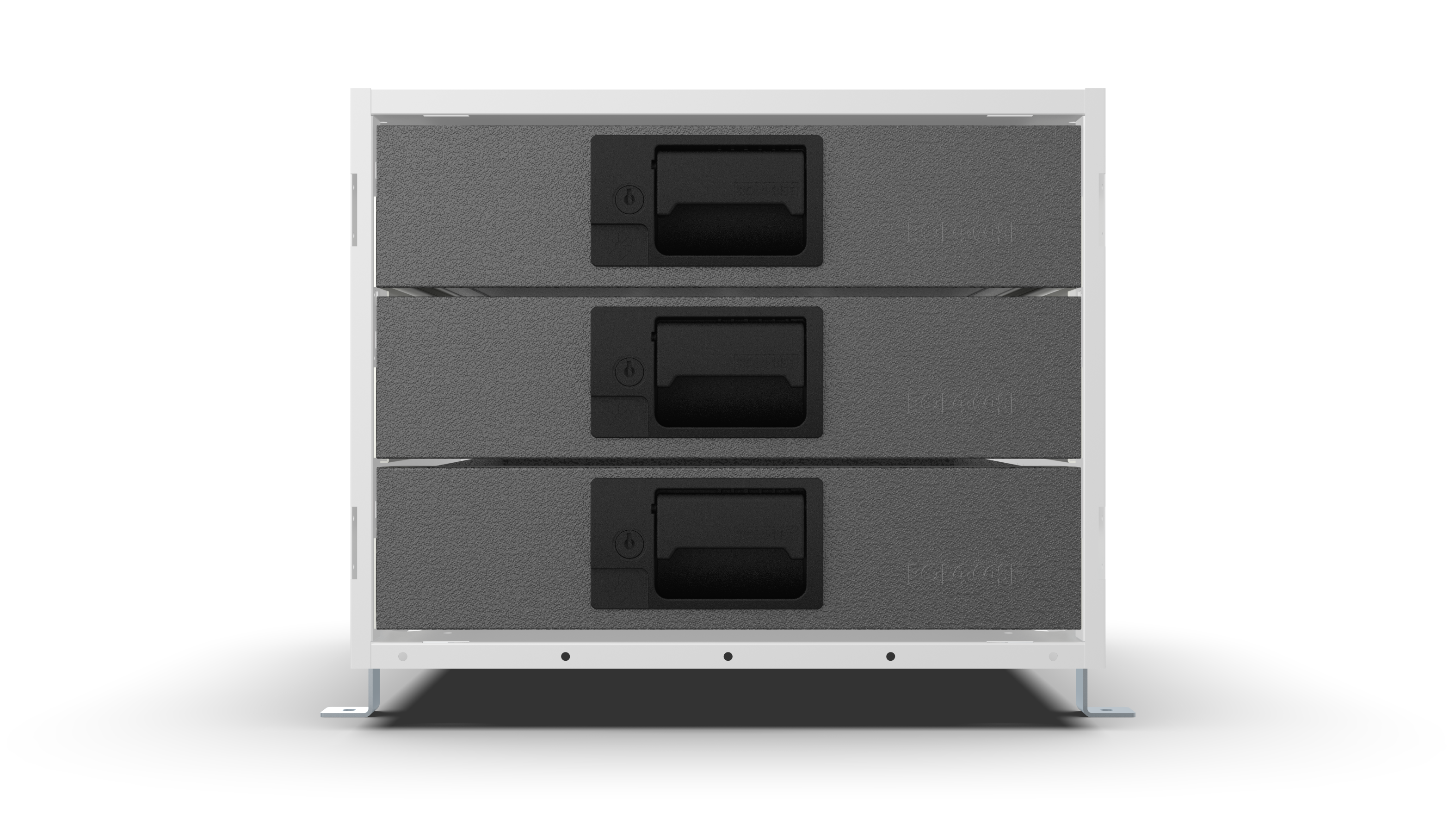 RCKIT40/3 van drawer system front view