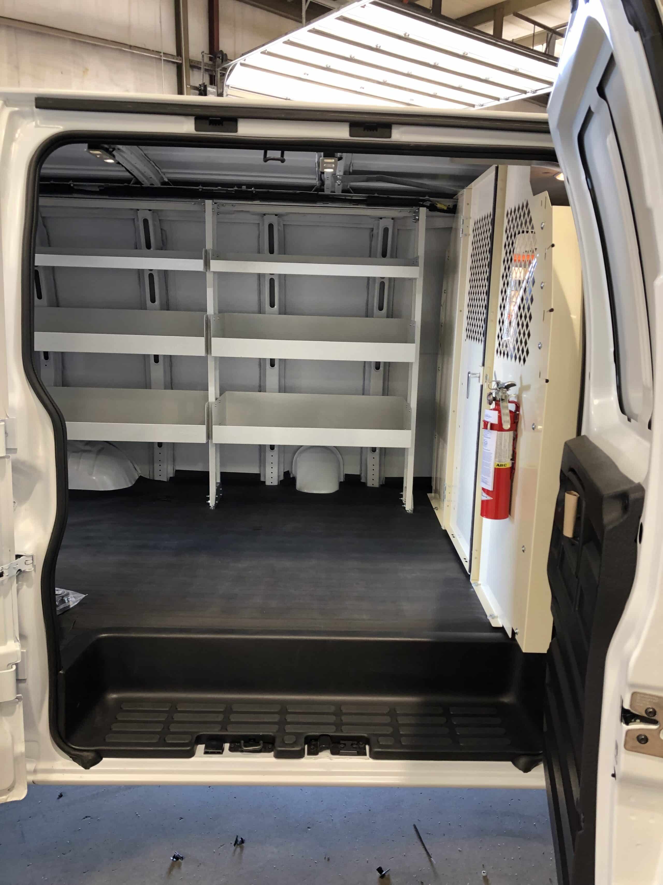 8 Series 35" Floor Mount Van Shelf D:16" #RSSHL/86/1