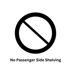 No Passenger Side Shelving