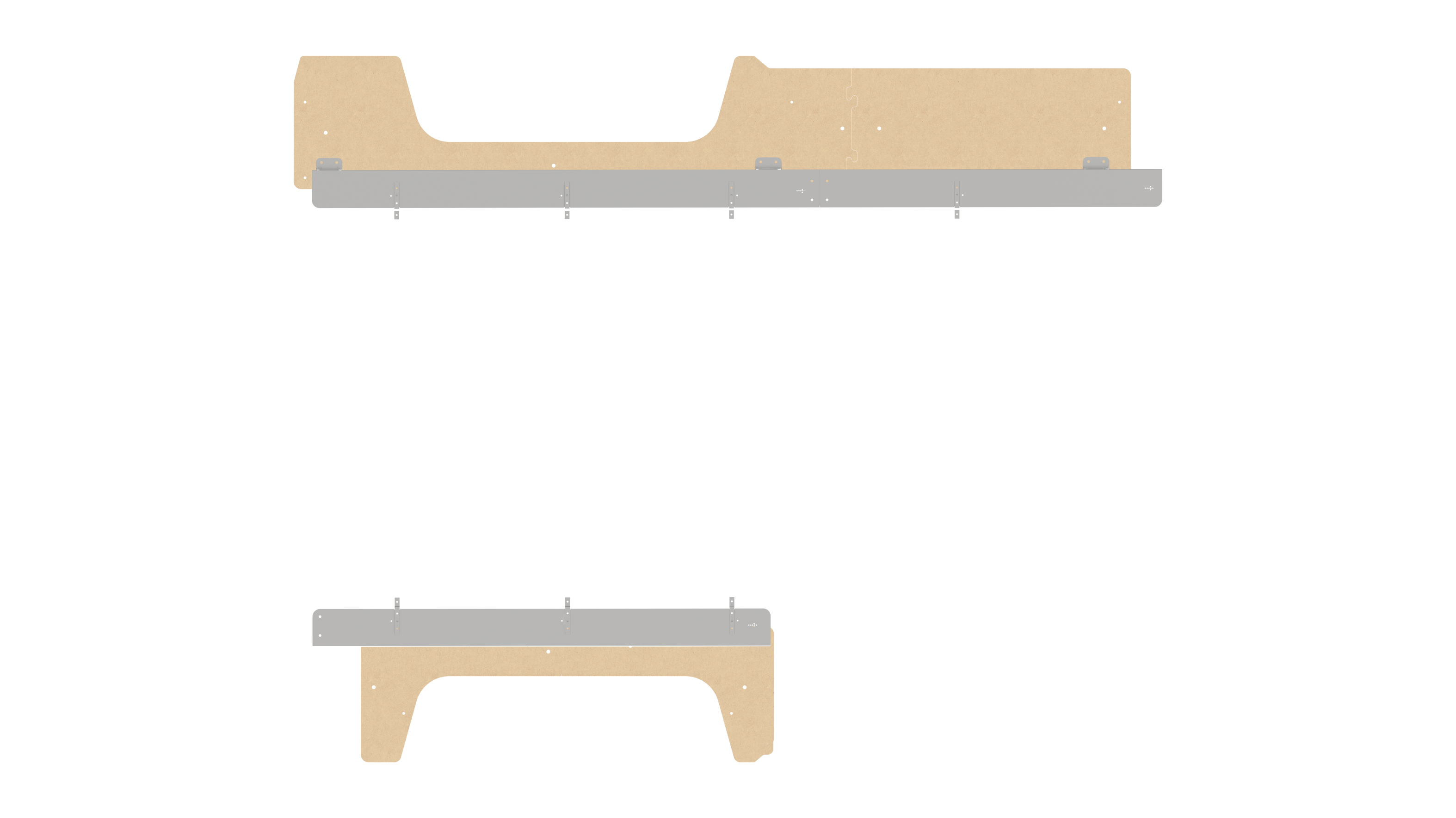 Ram ProMaster 118" WB Standard Roof - Roof & Floor Anchor Kit #RSVAKRPM118SR20
