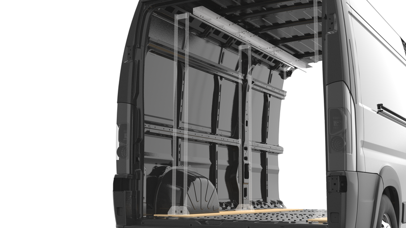 Ram ProMaster 159" WB High Roof - Roof & Floor Anchor Kit #RSVAKRPM159HR20