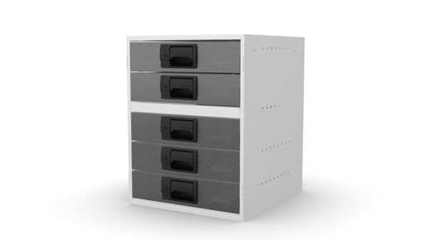 RCKIT40/11 van drawer's front view with no plinth feet