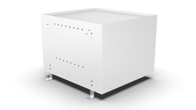 RCKIT40/3 van drawer system back view 