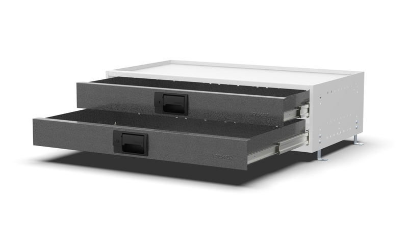 RCKIT80/1 Cargo Truck metal drawer front view with drawers open