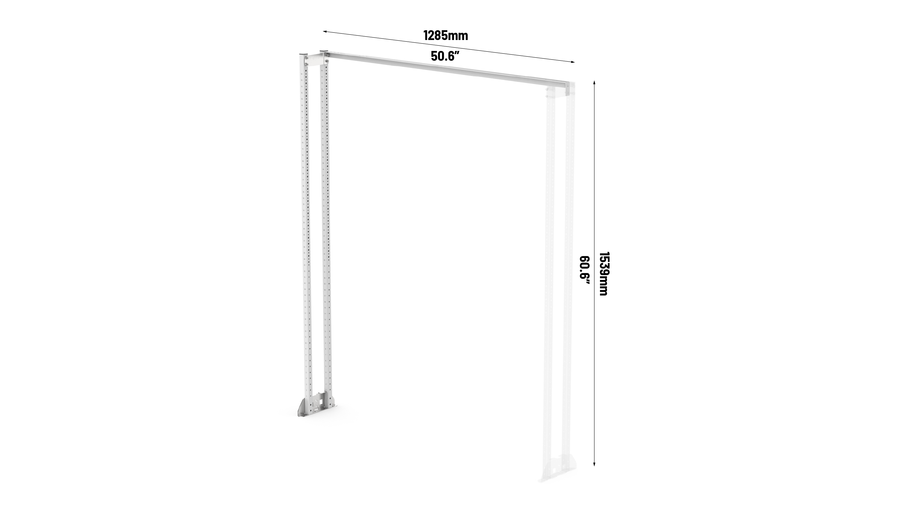 12 Series Heavy Duty Van Shelving Extension Frame 52" #RSEFR/HD/120/1539