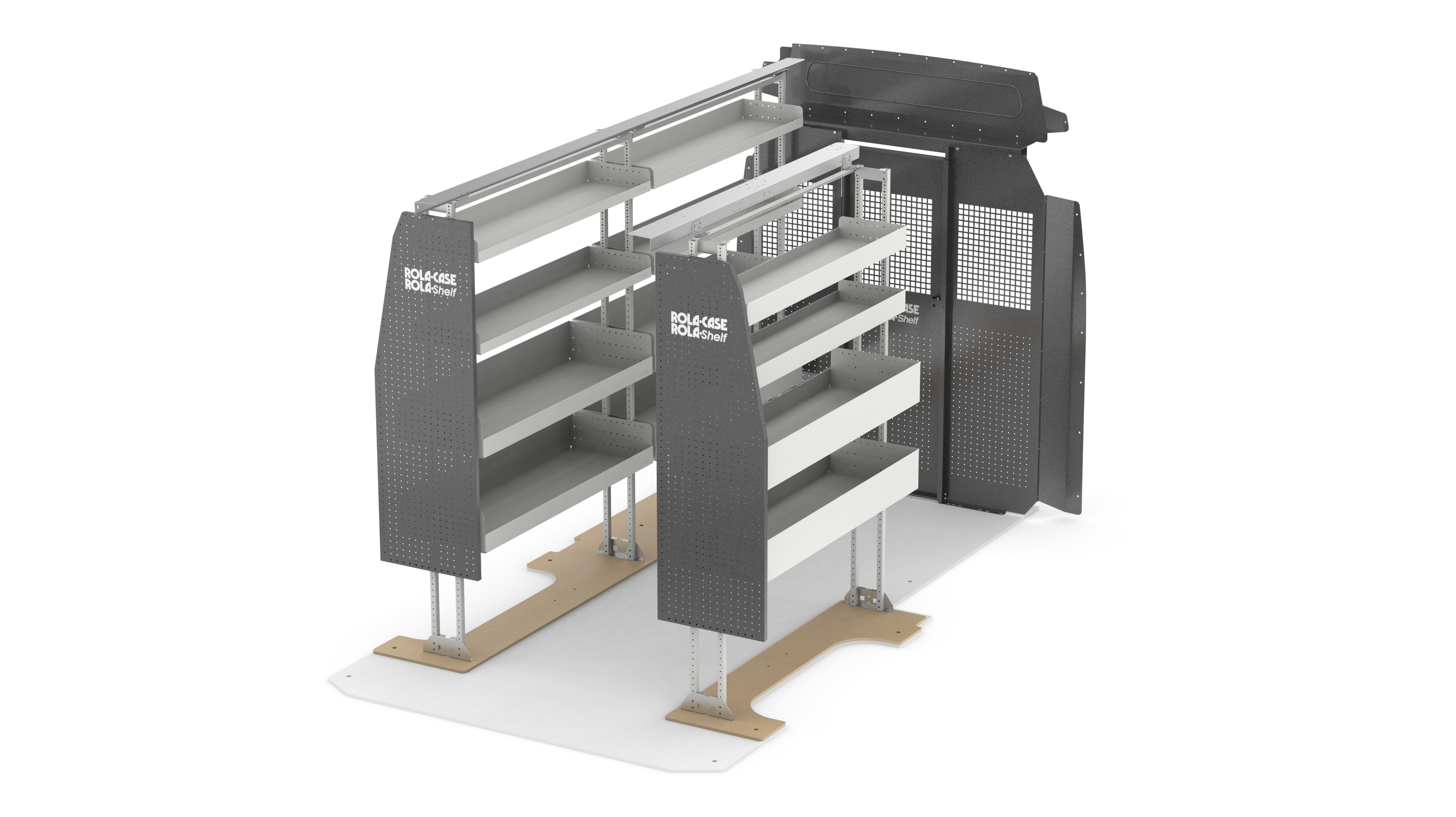 Mercedes Sprinter 144" WB High Roof - Basic Bin Package Kit