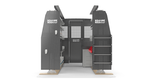 Mercedes Sprinter 144 WB Standard Roof Electrical Bin Package Front View