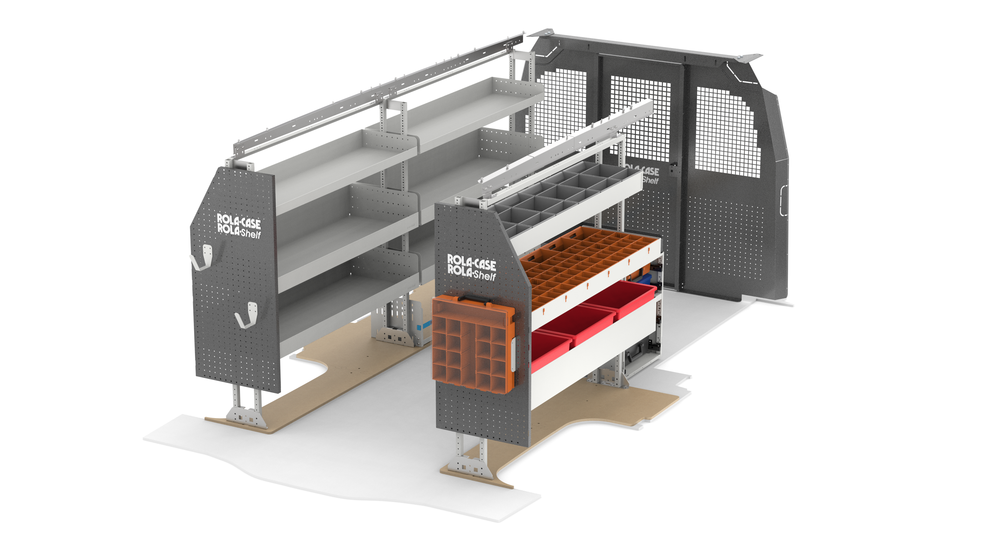 Chevy Express 155" WB Service Bin Package with Partition Kit