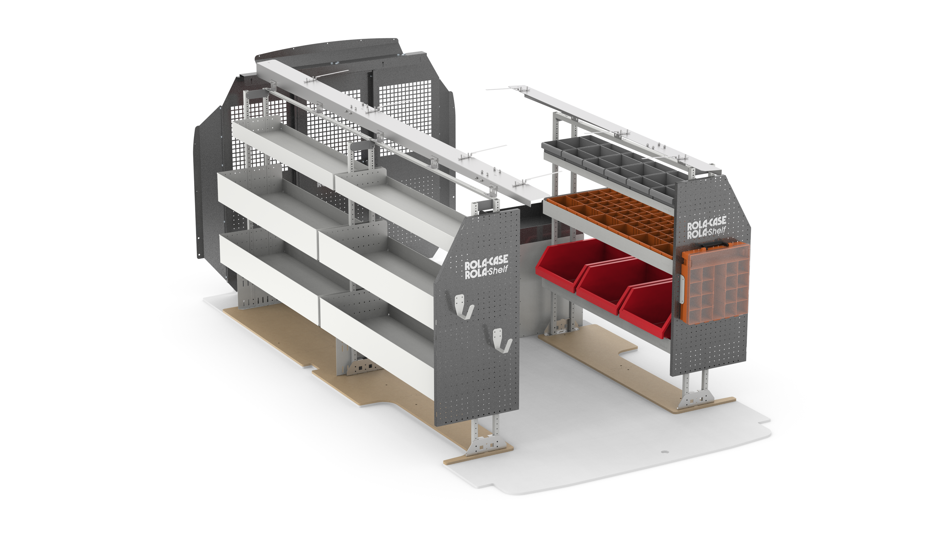 Ford Transit 148" WB Low Roof Service Bin Package Kit