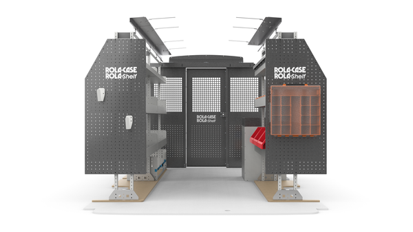 Ford Transit 148" WB Low Roof Service Bin Package Kit