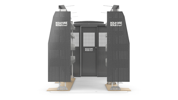 Ford Transit 130" WB Mid Roof Basic Bin Package Kit Front View