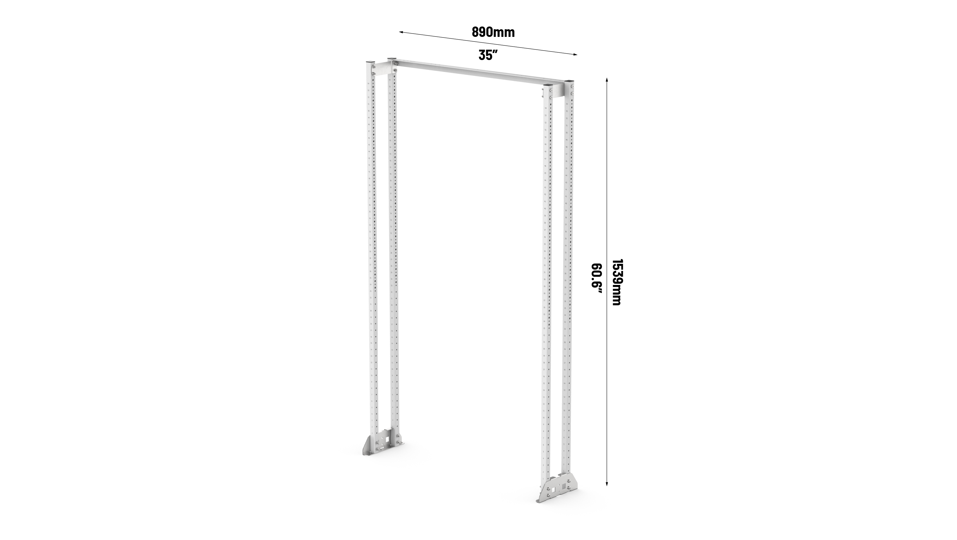 8 Series HD Van Shelving Start Frame 35" #RSSFR/HD/80/1539