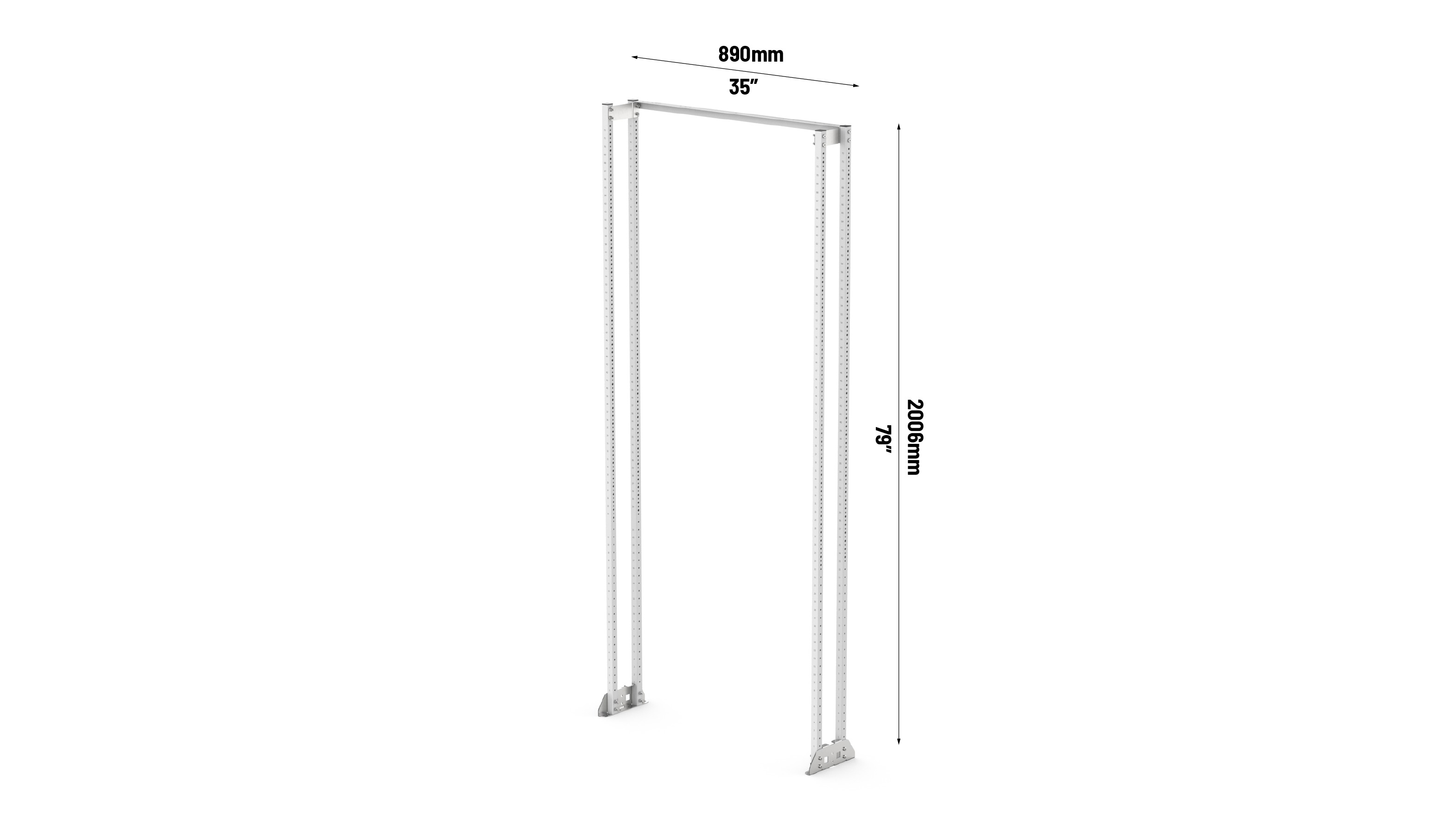 8 Series Heavy Duty Van Shelving Start Frame 35" #RSSFR/HD/80/2006