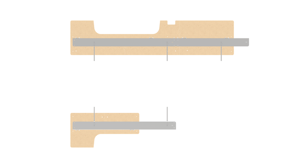 Ford Transit 130" WB Mid Roof - Roof and Floor Anchor Kit #RSVAKFT130MHR20