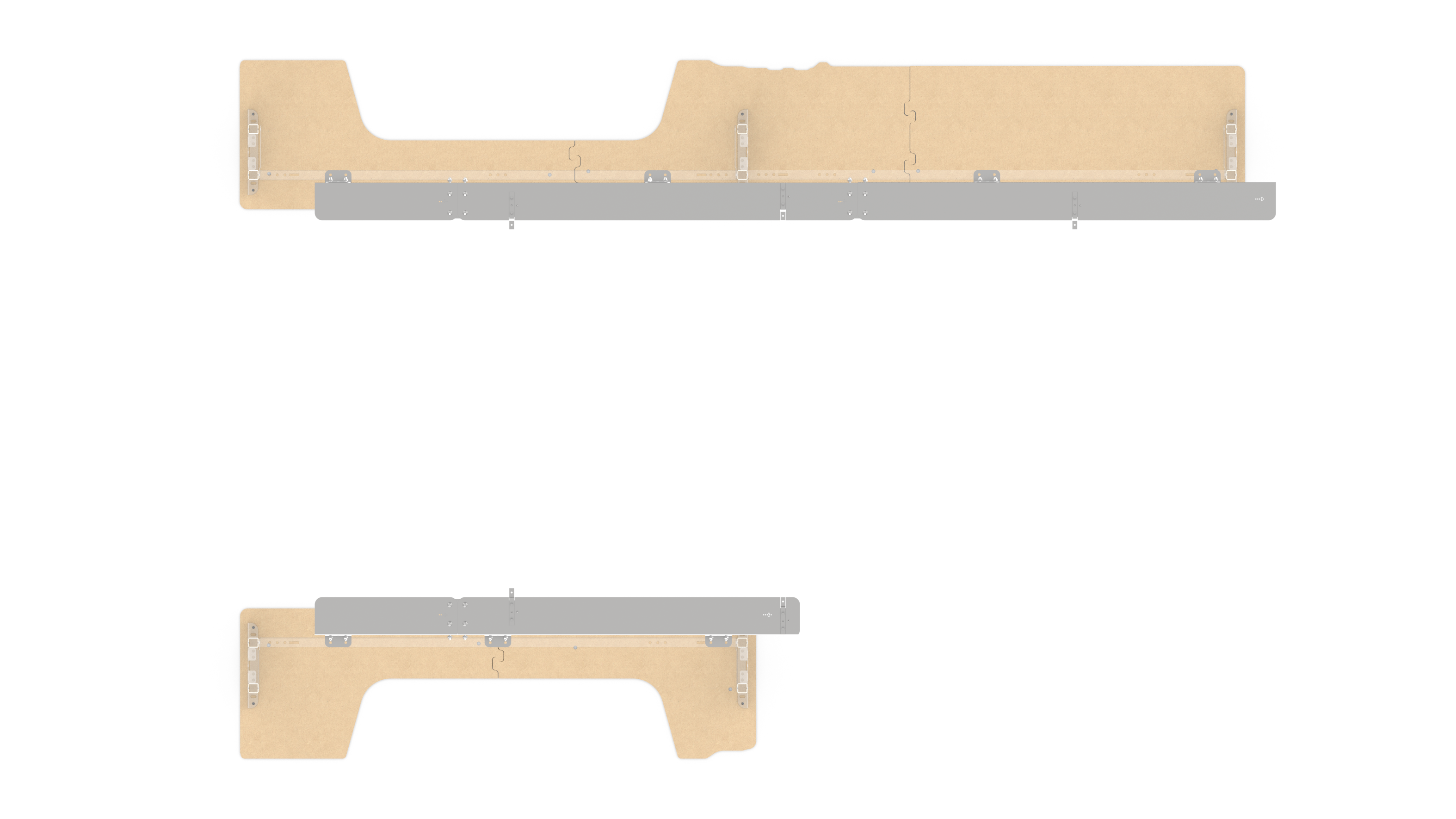 Ram ProMaster 136" WB Standard & High Roof - Roof & Floor Anchor Kit #RSVAKRPM136SRHR20