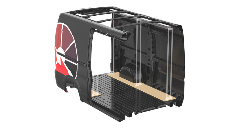 Ram ProMaster 136" WB Standard & High Roof - Roof & Floor Anchor Kit #RSVAKRPM136SRHR20