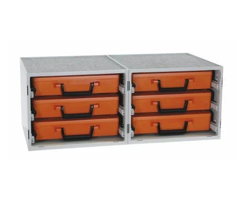 2 x RCSK2/C Dual Cabinet Kit + Part Organizer Carry Cases