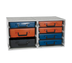1x RCSK7 + 1x RCSK6/C Dual Cabinet Kit + Organizer Carry Cases
