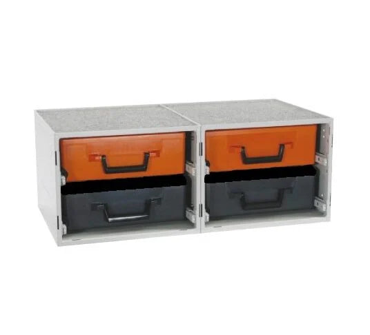 2x RCSK3/C Dual Cabinet Kit + Organizer Carry Cases