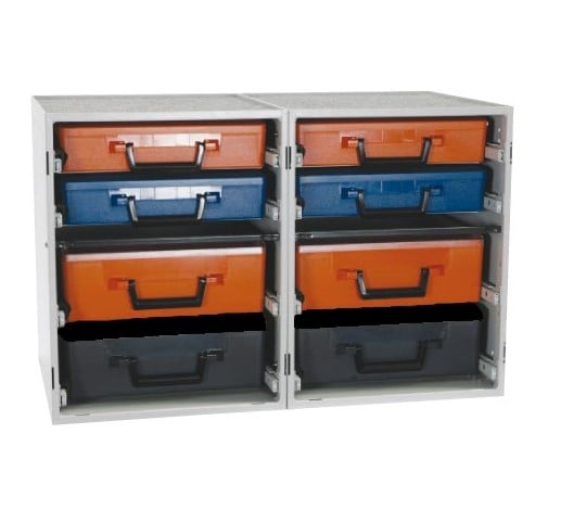 2x RCSK5/C Dual Cabinet Kit + Organizer Carry Cases